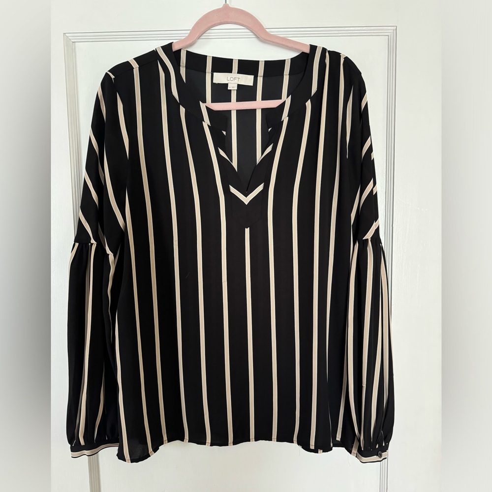 Loft long sleeve blouse - size medium
